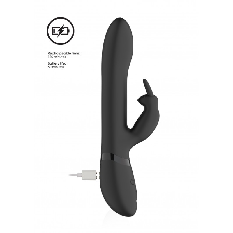 Vive | Amoris | Thrusting & Vibrating Rabbit | Black