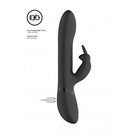 Vive | Amoris | Thrusting & Vibrating Rabbit | Black