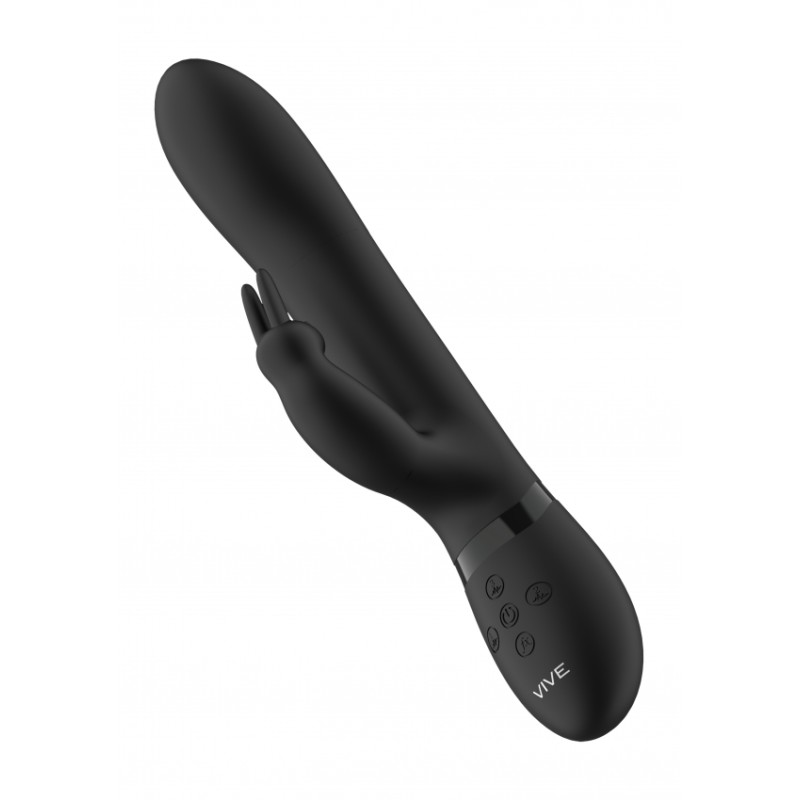 Vive | Amoris | Thrusting & Vibrating Rabbit | Black