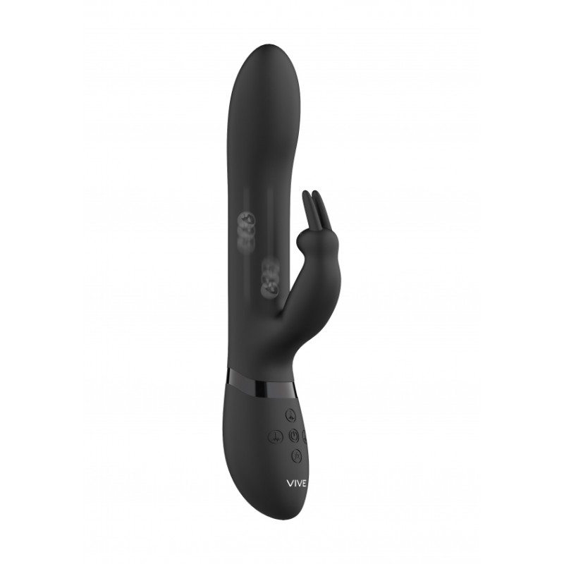 Vive | Amoris | Thrusting & Vibrating Rabbit | Black