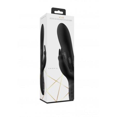 Vive | Amoris | Thrusting & Vibrating Rabbit | Black