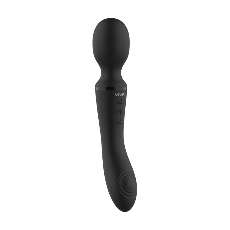 Vive | Enora | Wand & Pulsewave Vibrator | Black
