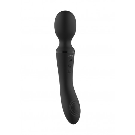 Vive | Enora | Wand & Pulsewave Vibrator | Black