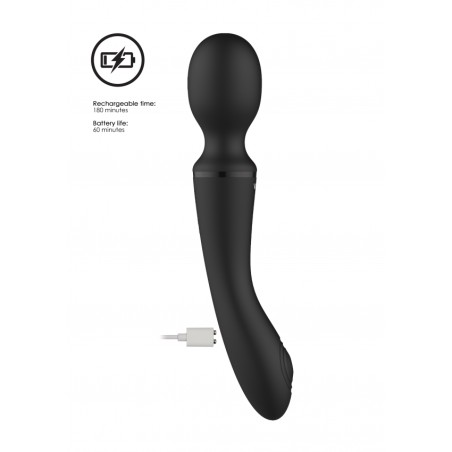 Vive | Enora | Wand & Pulsewave Vibrator | Black