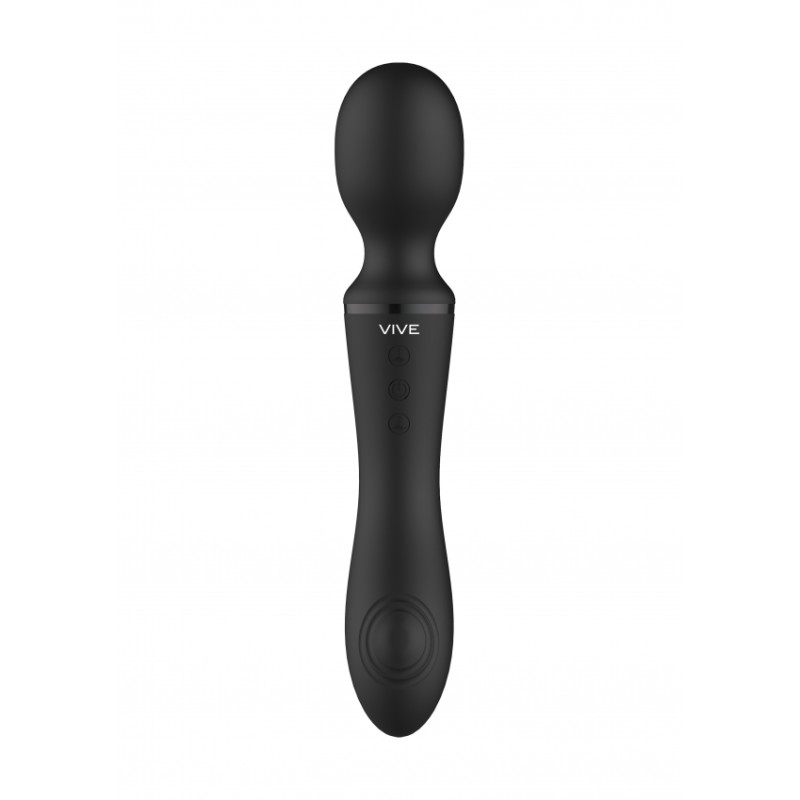 Vive | Enora | Wand & Pulsewave Vibrator | Black