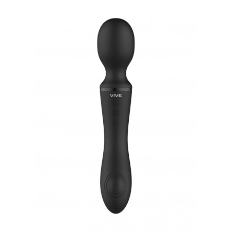 Vive | Enora | Wand & Pulsewave Vibrator | Black