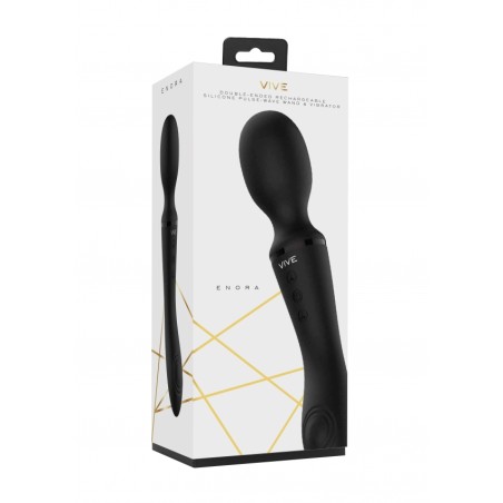 Vive | Enora | Wand & Pulsewave Vibrator | Black