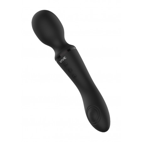 Vive | Enora | Wand & Pulsewave Vibrator | Black