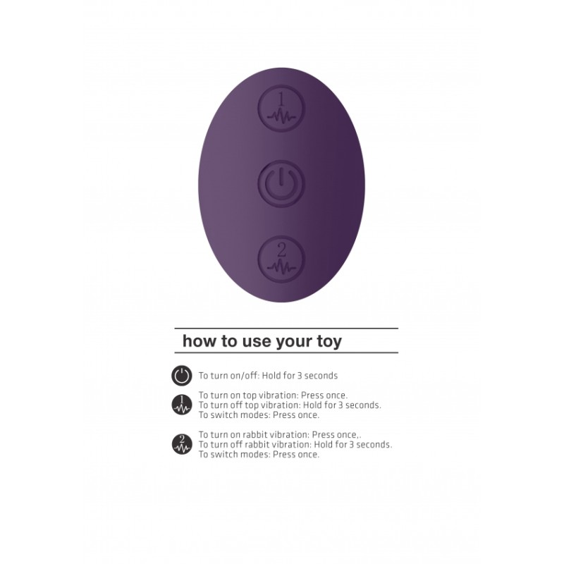 Vive | Enora | Wand & Pulsewave Vibrator | Purple