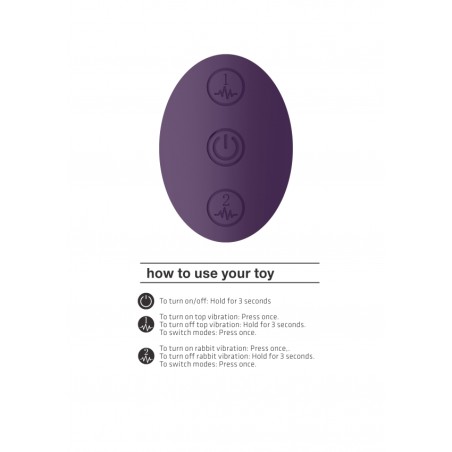 Vive | Enora | Wand & Pulsewave Vibrator | Purple