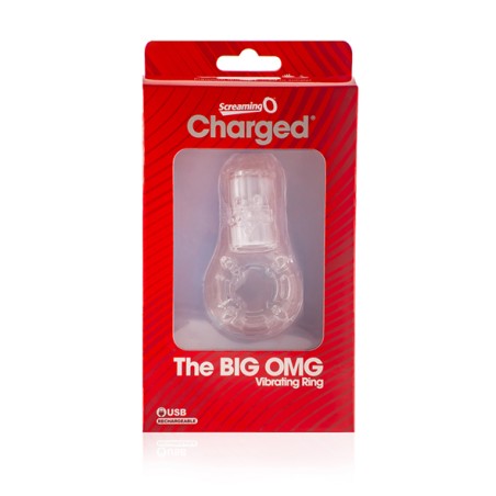 THE SCREAMING O | BIG OMG VIBRATING RING | CLEAR