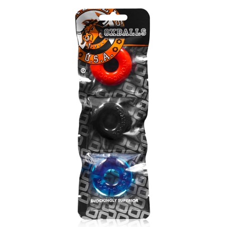 OXBALLS | RINGER OF DO-NUT 1 | 3-PACK MULTI