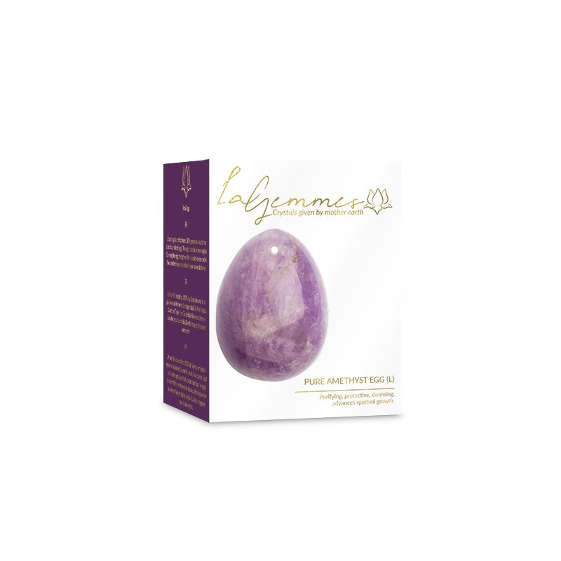 LA GEMMES | YONI EGG | PURE AMETHYST (L)