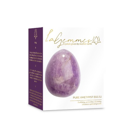 LA GEMMES | YONI EGG | PURE AMETHYST (L)
