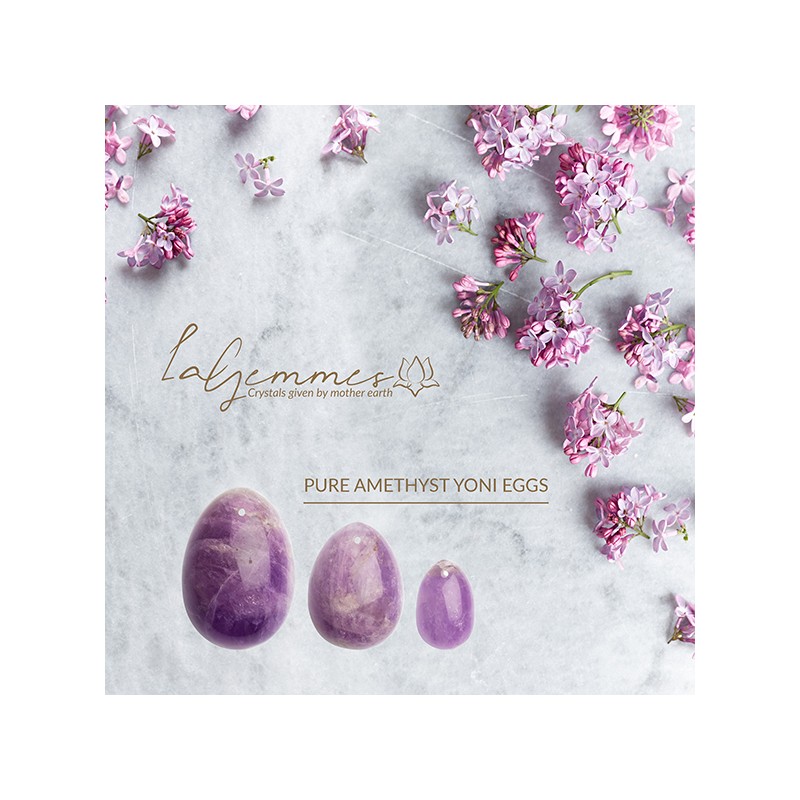 LA GEMMES | YONI EGG | PURE AMETHYST (L)