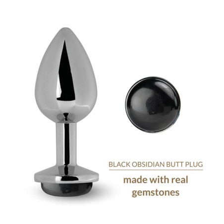 LA GEMMES | BUTT PLUG BLACK | OBSIDIAN