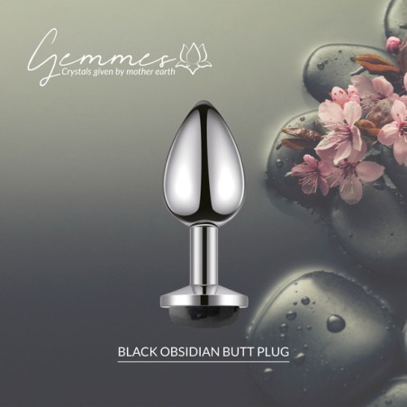 LA GEMMES | BUTT PLUG BLACK | OBSIDIAN