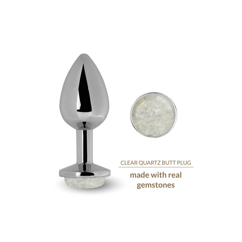 LA GEMMES | BUTT PLUG CLEAR | QUARTZ