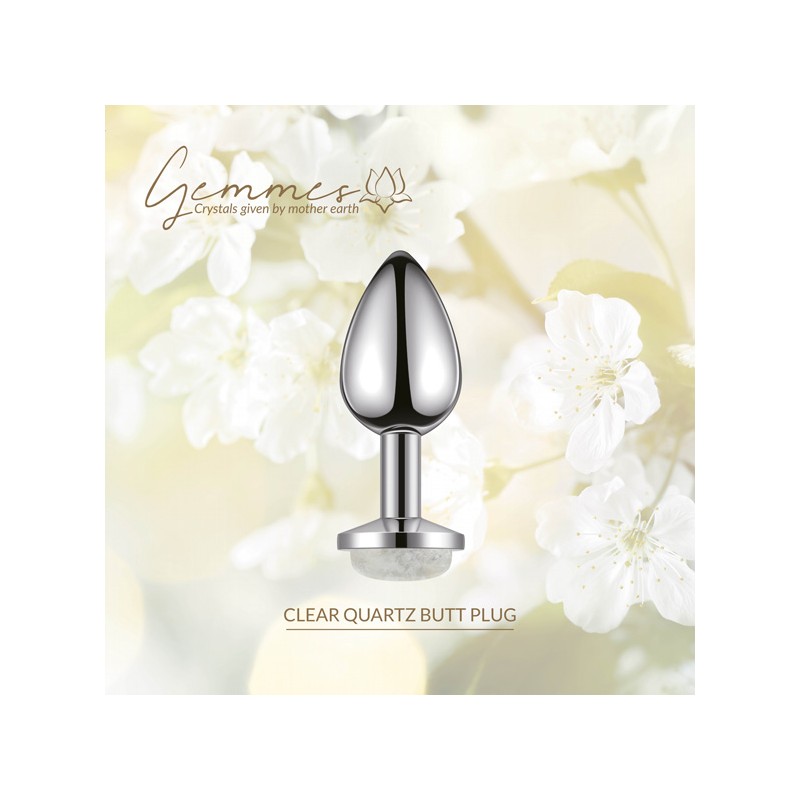 LA GEMMES | BUTT PLUG CLEAR | QUARTZ