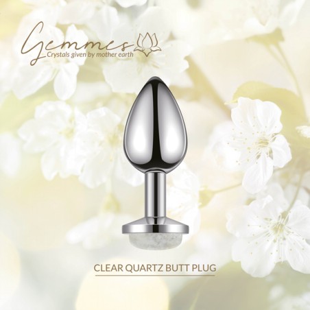 LA GEMMES | BUTT PLUG CLEAR | QUARTZ