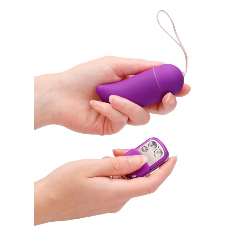 Wireless Vibrating G-Spot Egg - Big - Purple