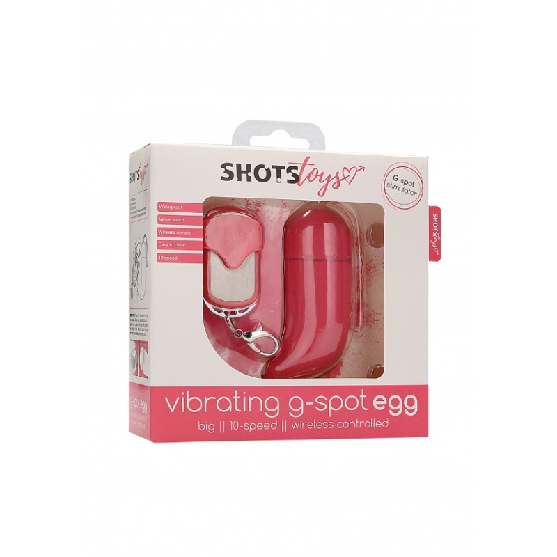 Wireless Vibrating G-Spot Egg - Big - Pink