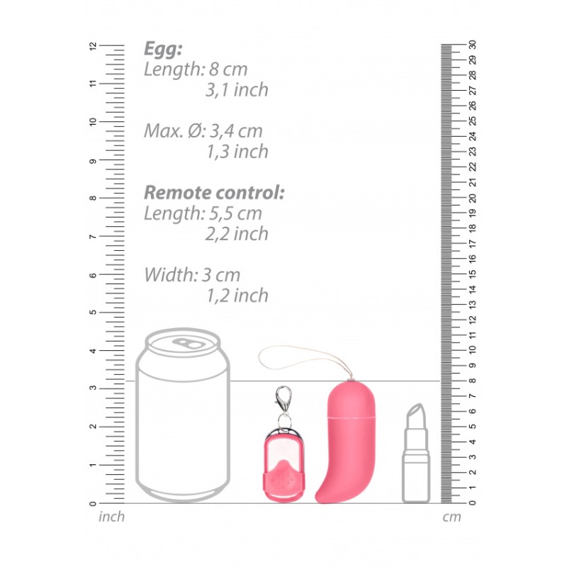 Wireless Vibrating G-Spot Egg - Big - Pink