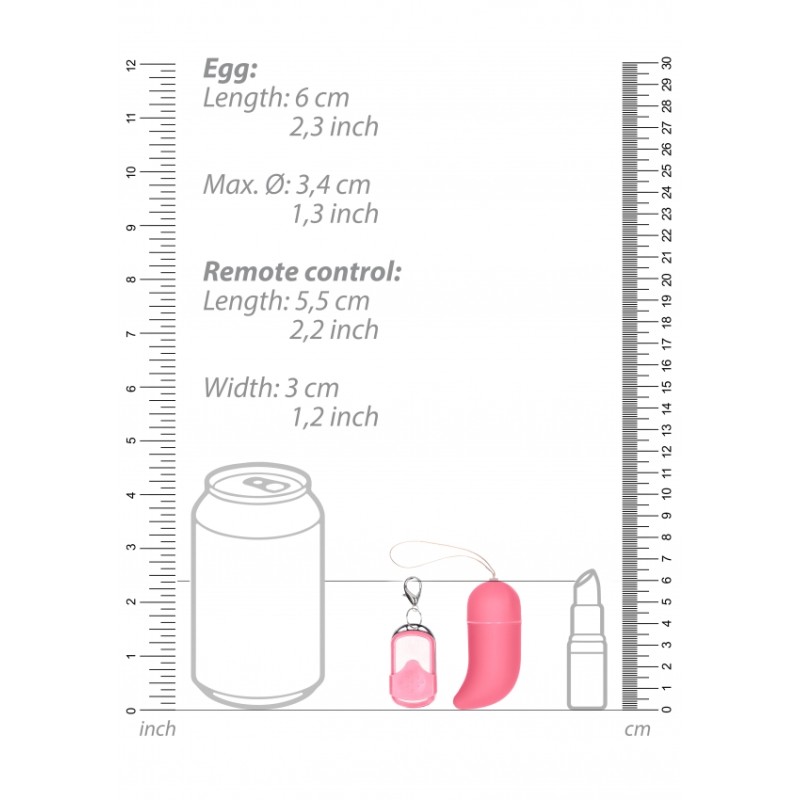 SHOTS | Wireless Vibrating G-Spot Egg - Medium | Pink