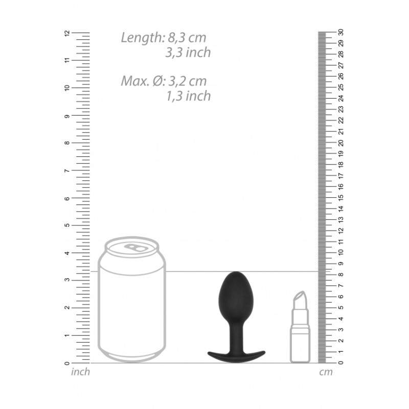 SONO | No. 89 - Self Penetrating Butt Plug | Black