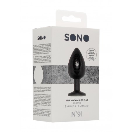 SONO | No. 91 | Self Penetrating Butt Plug | Black