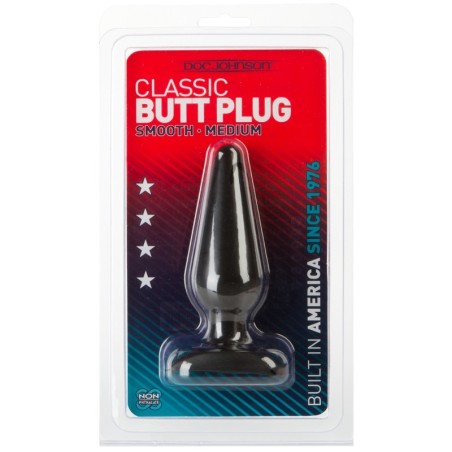 Doc Johnson - Butt Plug - Black - Medium