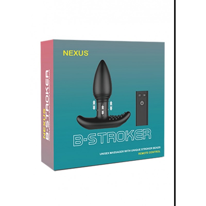 B-STROKER | Remote Control Unisex Massager with Rimming Beads