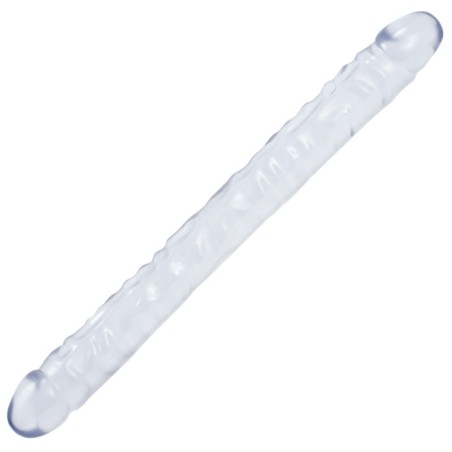 Doc Johnson -  CRYSTAL JELLIES DOUBLE DONG 45cm - Clear