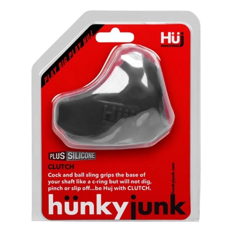 Hünkyjunk | Clutch Cock & Ball Sling | Black Tar