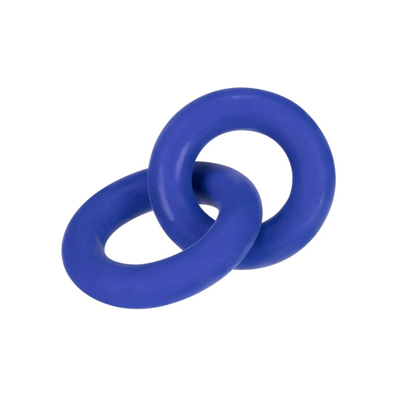 Hünkyjunk | Cock & Ball Rings Duo-Linked | Cobalt
