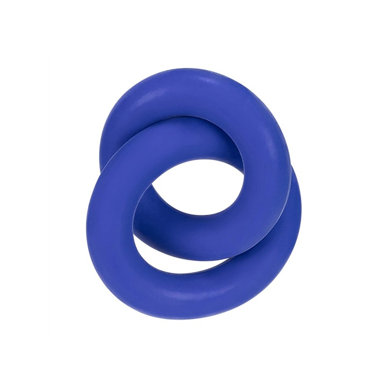 Hünkyjunk | Cock & Ball Rings Duo-Linked | Cobalt