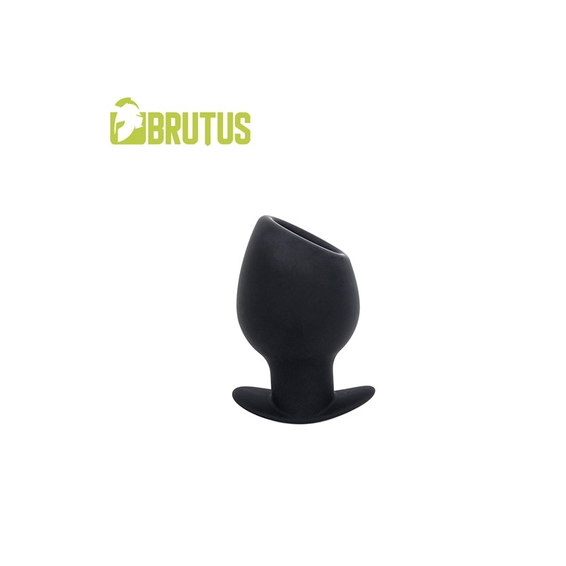 BRUTUS | Chalice | Silicone Tunnel Plug - Medium | Black