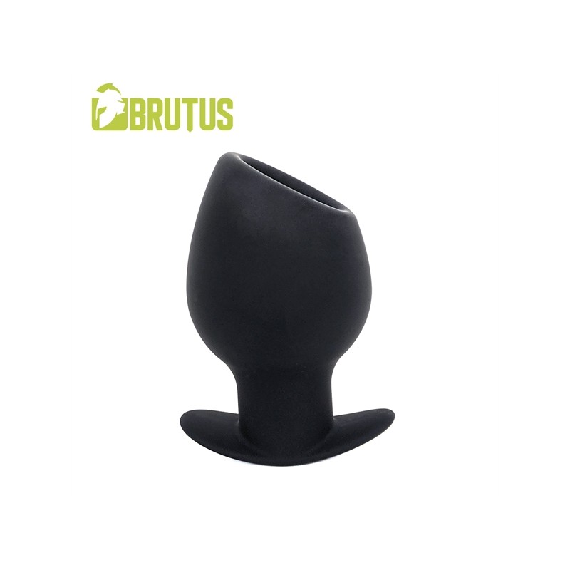 BRUTUS | Chalice | Silicone Tunnel Plug - XL | Black