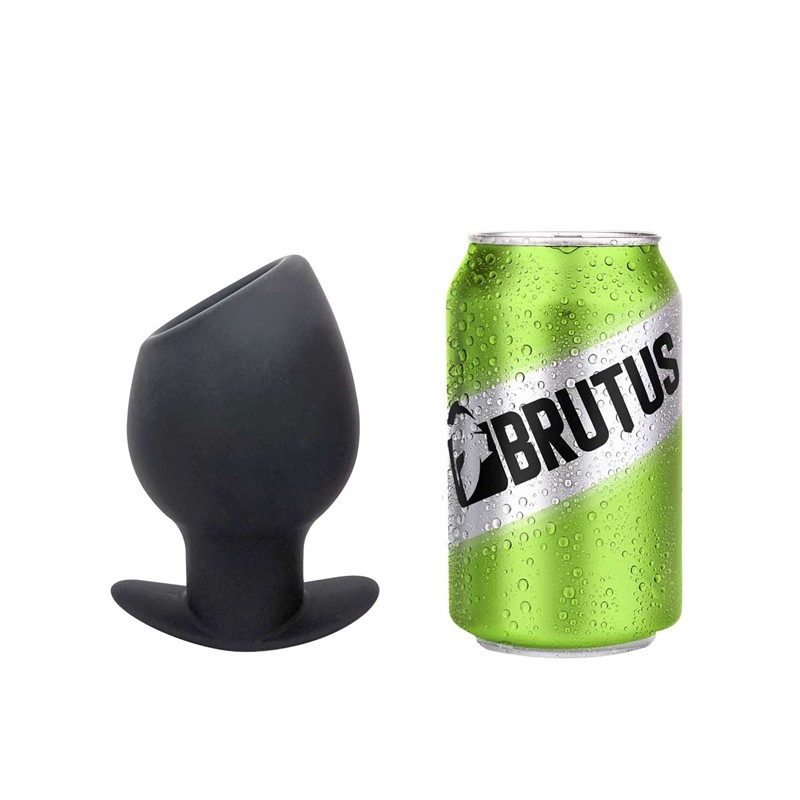 BRUTUS | Chalice | Silicone Tunnel Plug - XL | Black