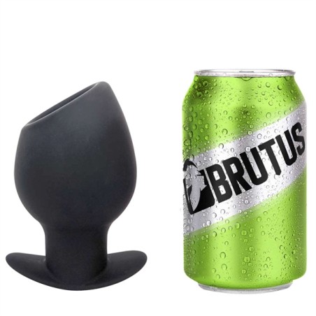 BRUTUS | Chalice | Silicone Tunnel Plug - XL | Black