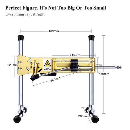 Hismith | APP Controlled & Remote Sex Machine | Gold