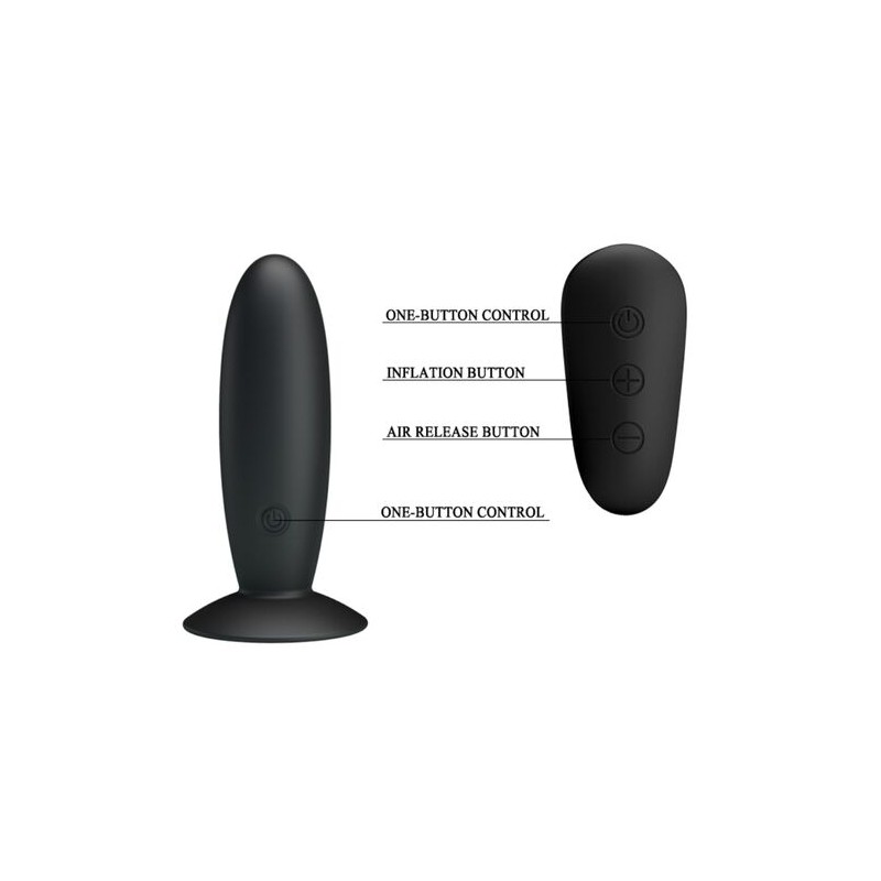 Pretty Love | Mr Play Remote Control Vibrating Anal Plug - 11cm