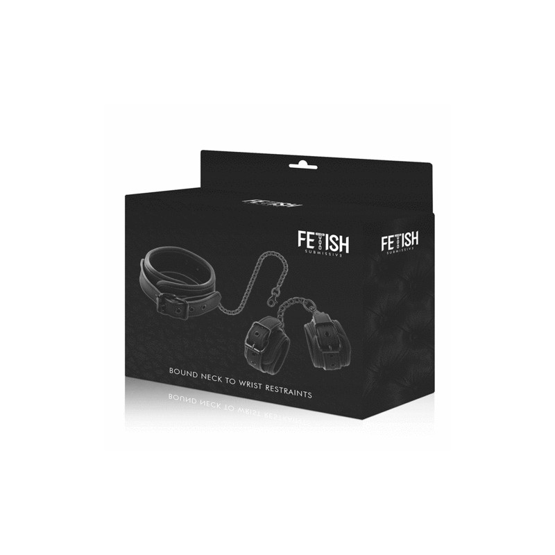 FETISH SUBMISSIVE | Collar & Wrist Cuffs | Vegan Leather
