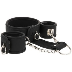 FETISH SUBMISSIVE | Leather & Handcuffs | Vegan Leather