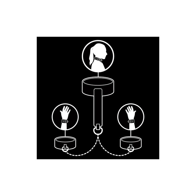 FETISH SUBMISSIVE | Leather & Handcuffs | Vegan Leather