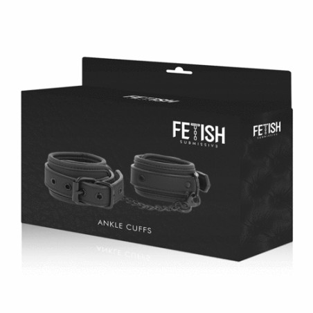 FETISH SUBMISSIVE | Ankle Cuffs Vegan Leather