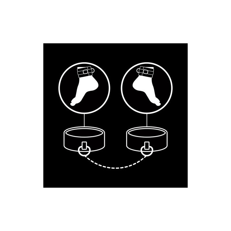 FETISH SUBMISSIVE | Ankle Cuffs Vegan Leather