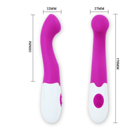 PRETTY LOVE | Flirtation - Charles Vibrator | Purple