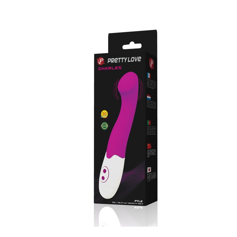 PRETTY LOVE | Flirtation - Charles Vibrator | Purple