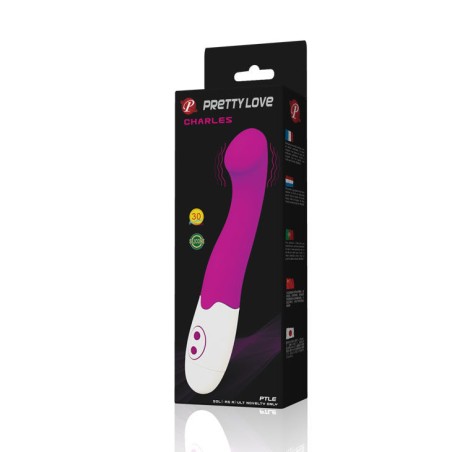PRETTY LOVE | Flirtation - Charles Vibrator | Purple